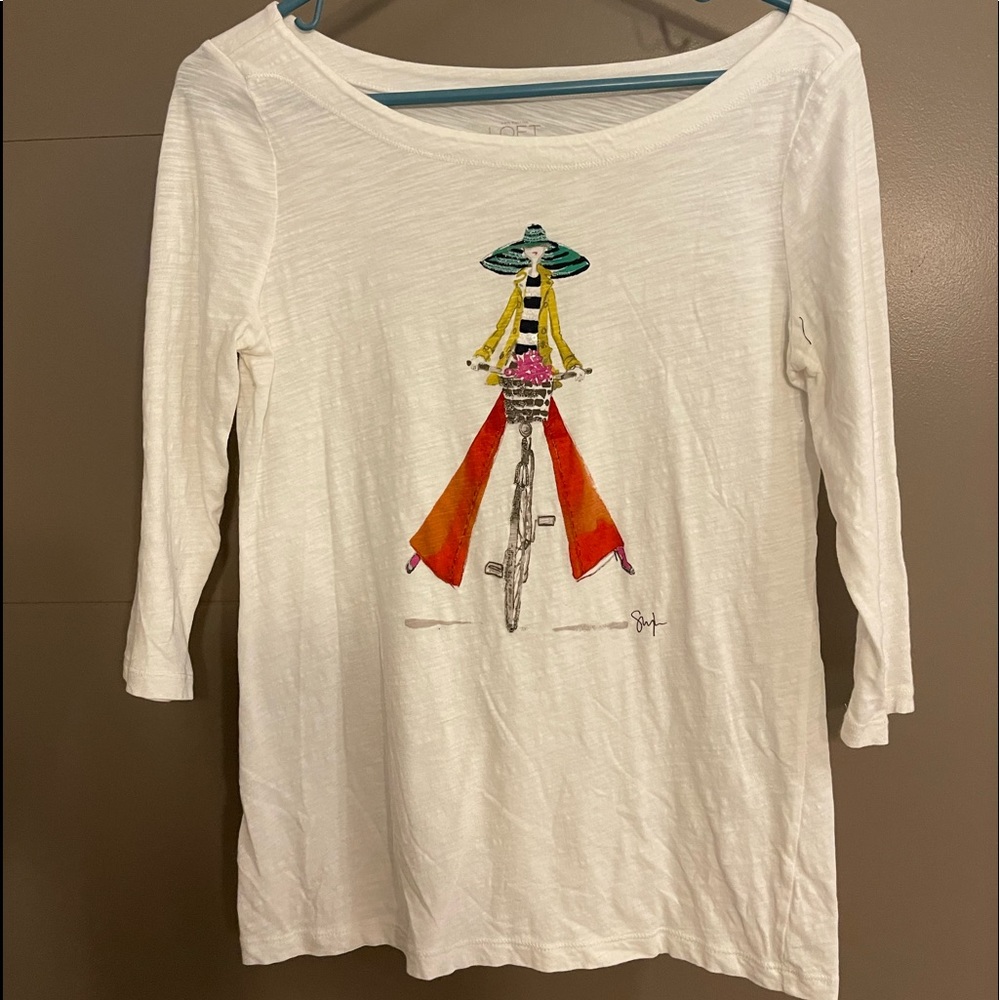 Ann Taylor Loft top with sequin detail